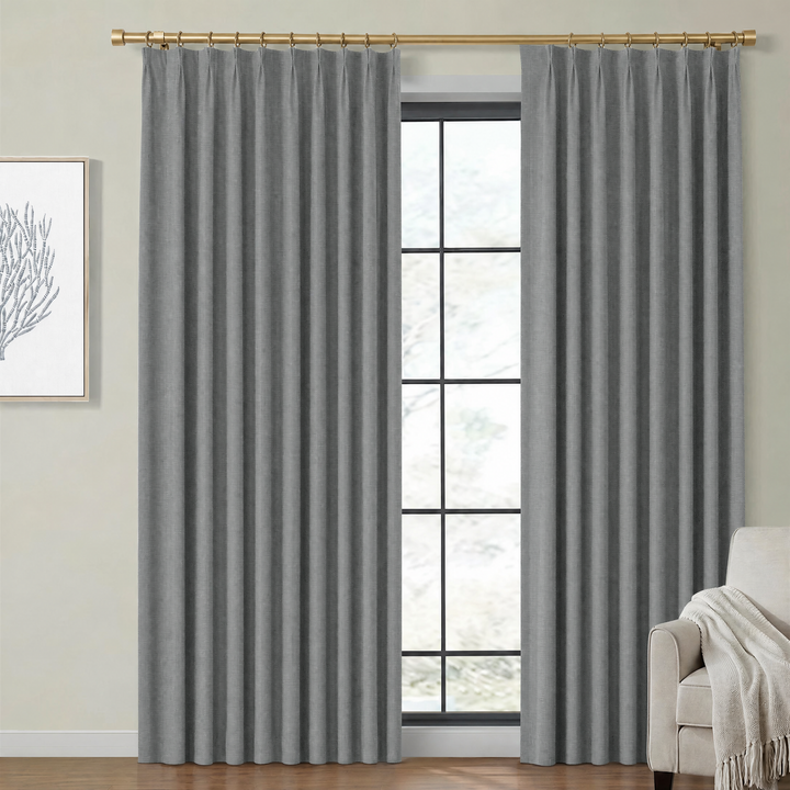 Lia Linen Drape Pleated