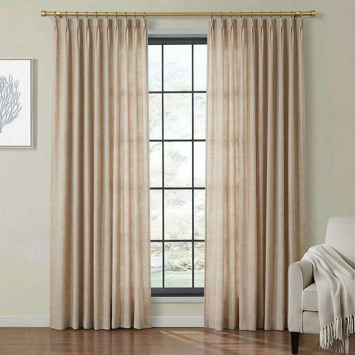 Lia Linen Drape Pleated