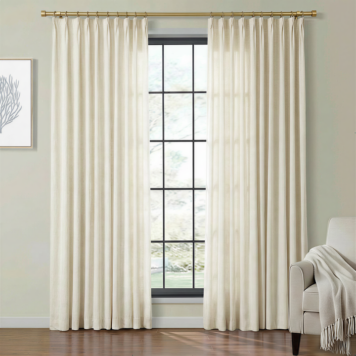 Lia Linen Drape Pleated