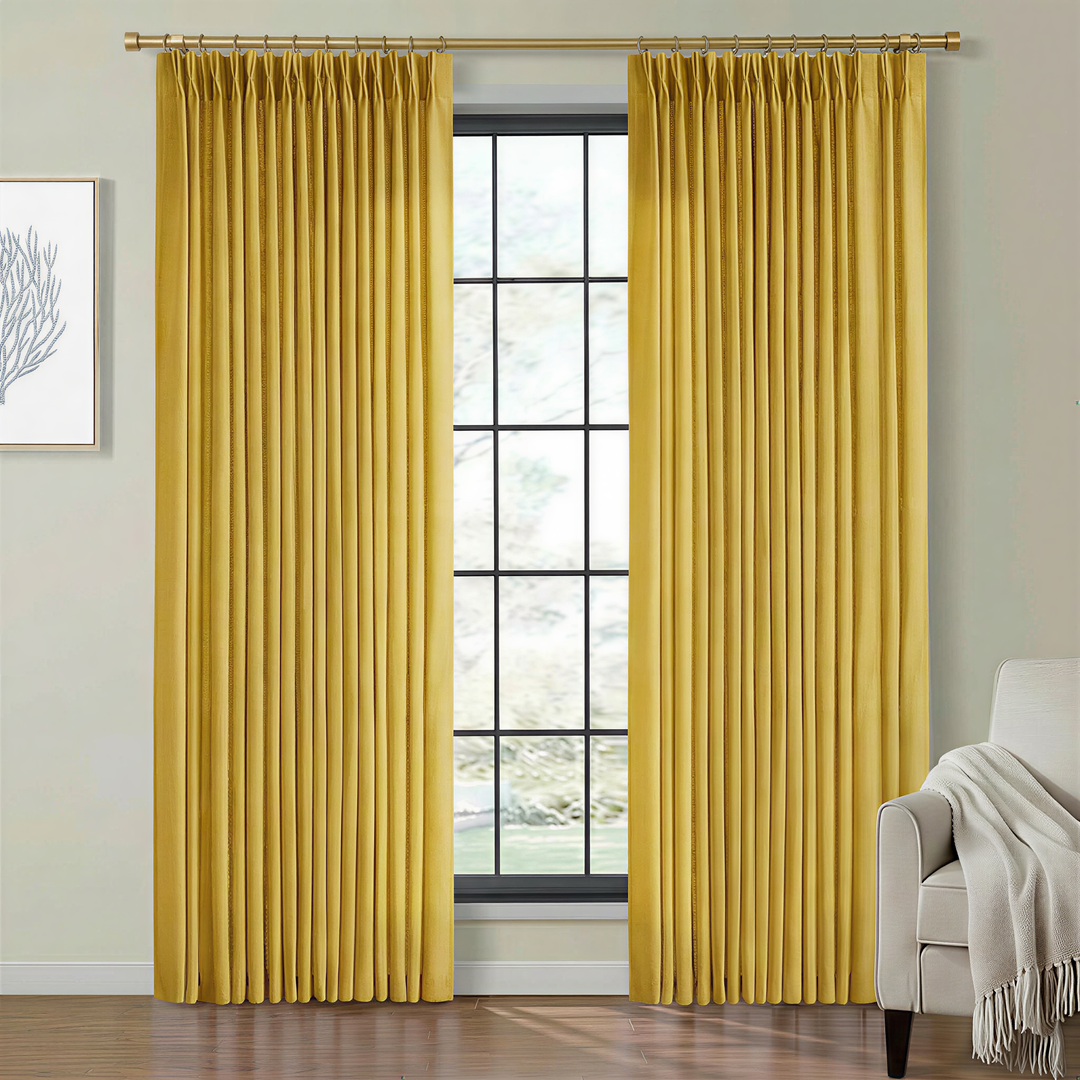 Lia Linen Drape Pleated