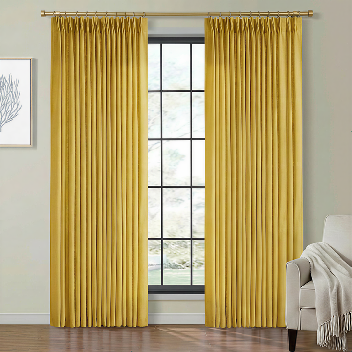 Lia Linen Drape Pleated