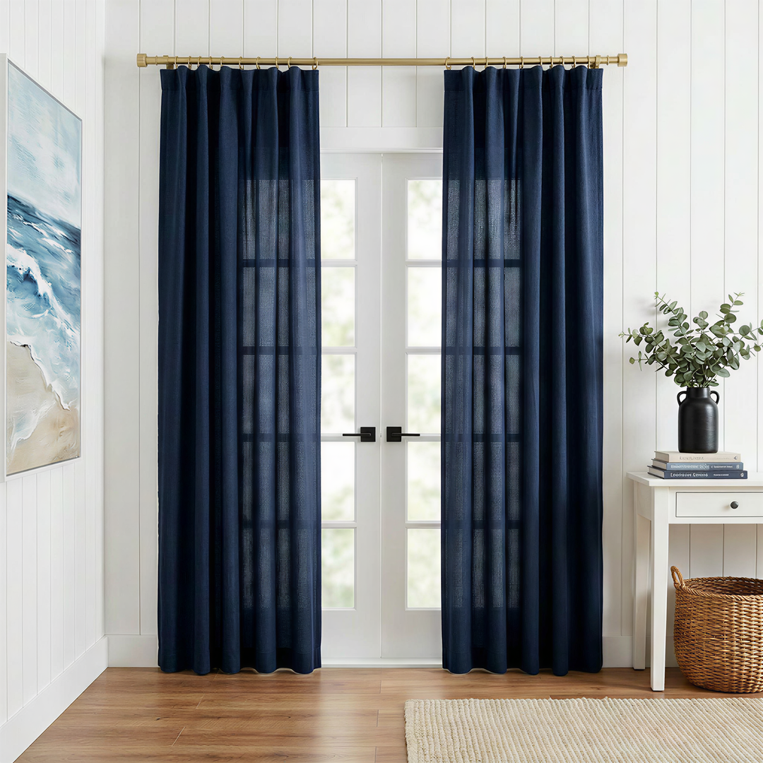 Lia Linen Drape Pleated
