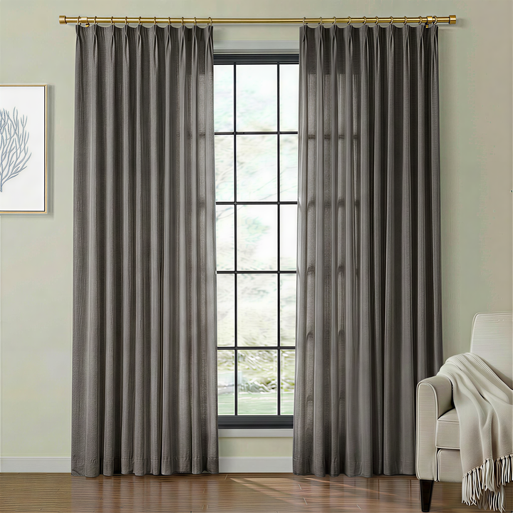 Lia Linen Drape Pleated