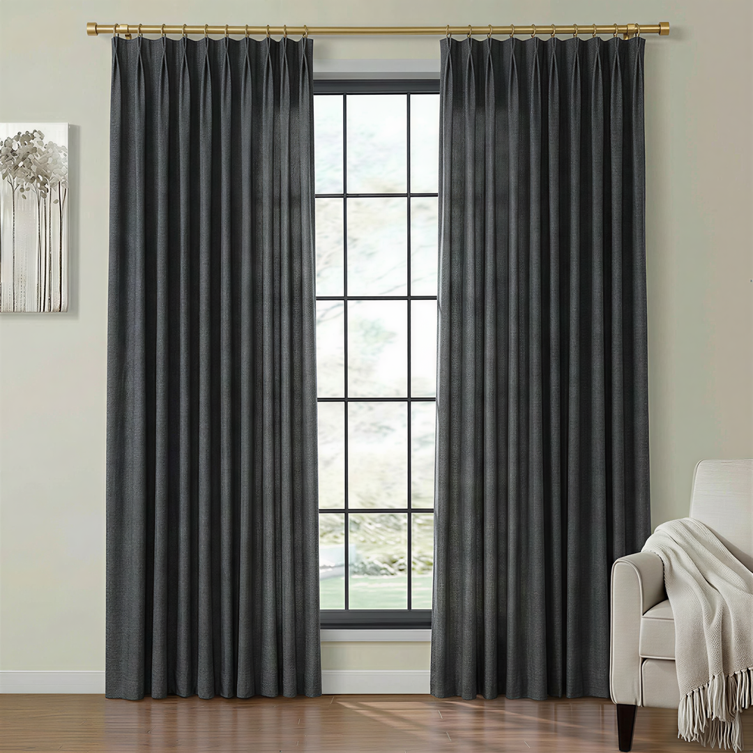 Lia Linen Drape Pleated