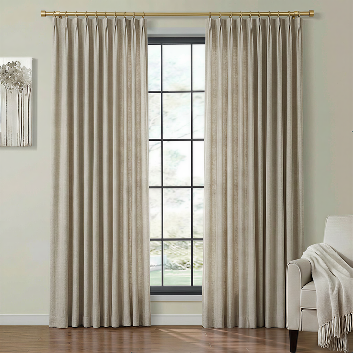 Lia Linen Drape Pleated