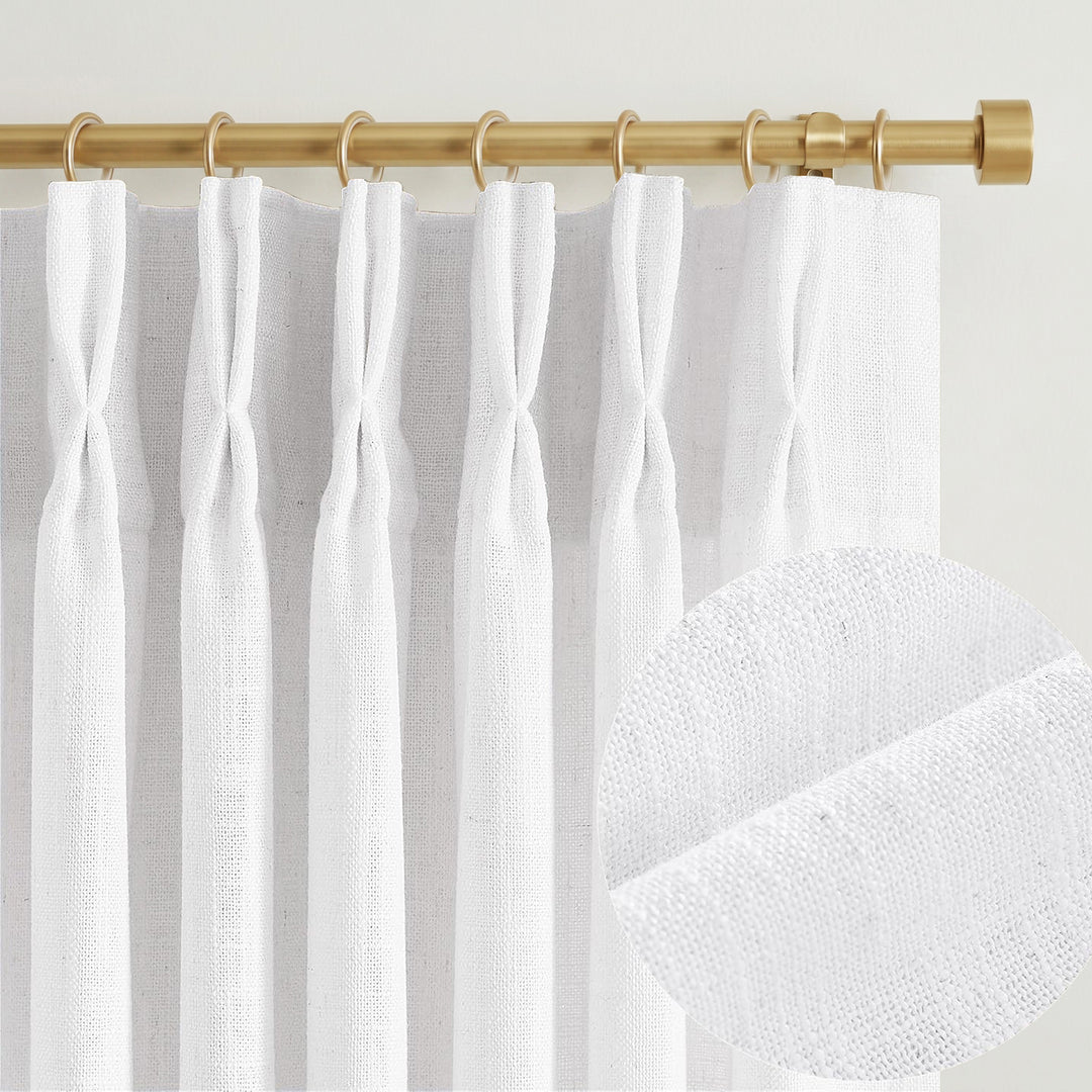 Lia Linen Drape Pleated