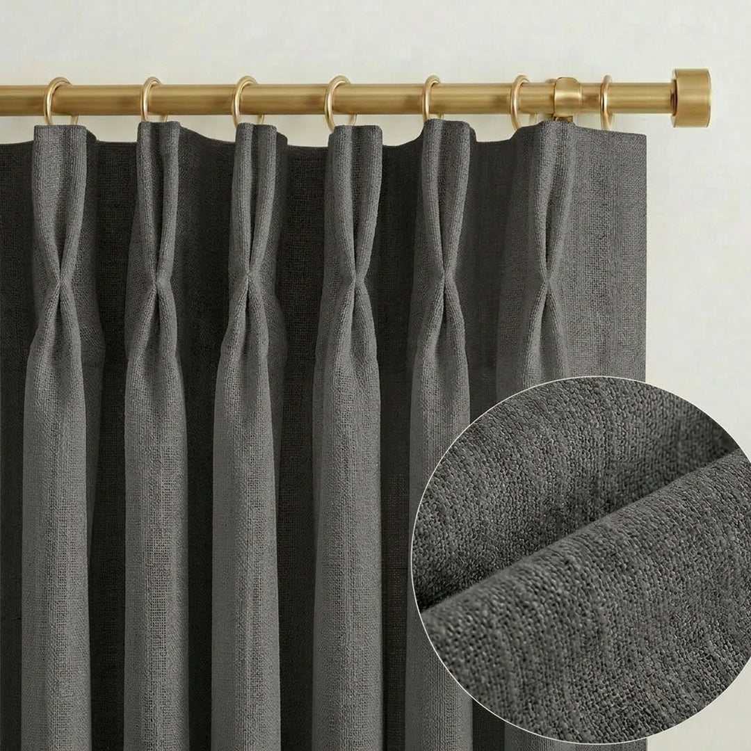 Lia Linen Drape Pleated