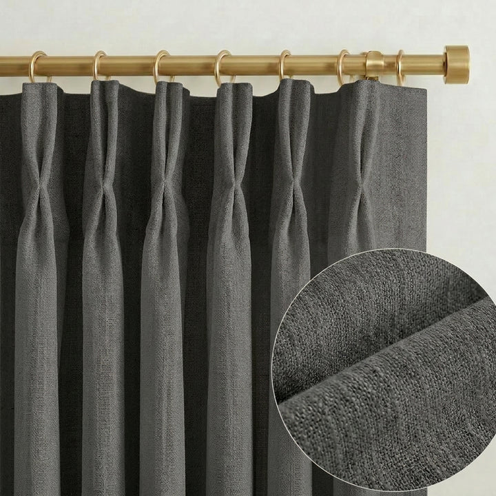Lia Linen Drape Pleated