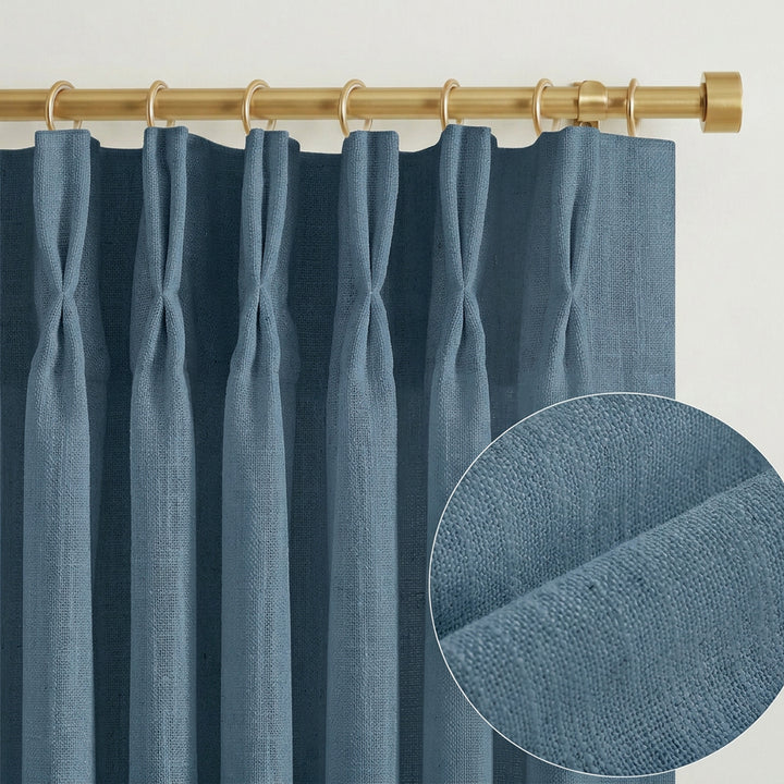 Lia Linen Drape Pleated