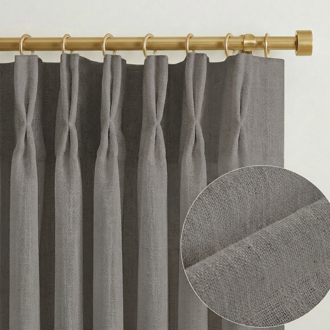 Lia Linen Drape Pleated