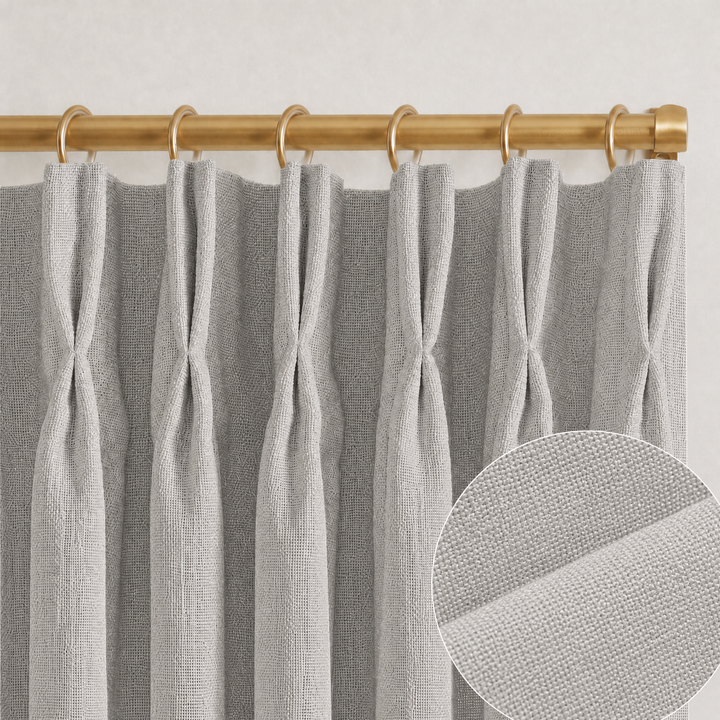 Lia Linen Drape Pleated