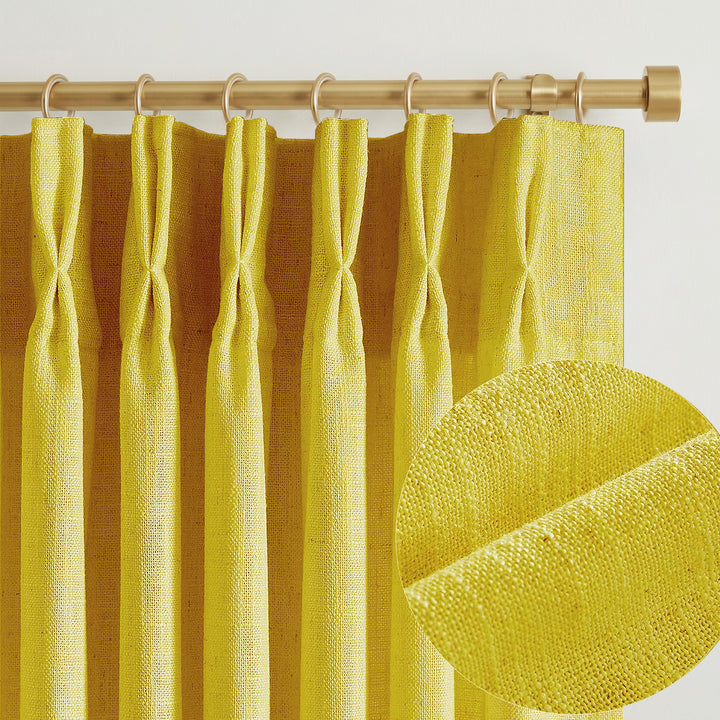 Lia Linen Drape Pleated