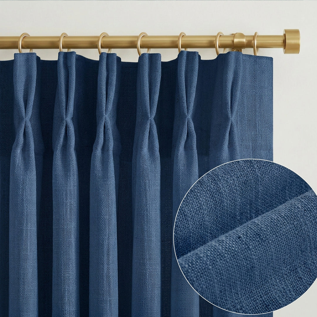 Lia Linen Drape Pleated