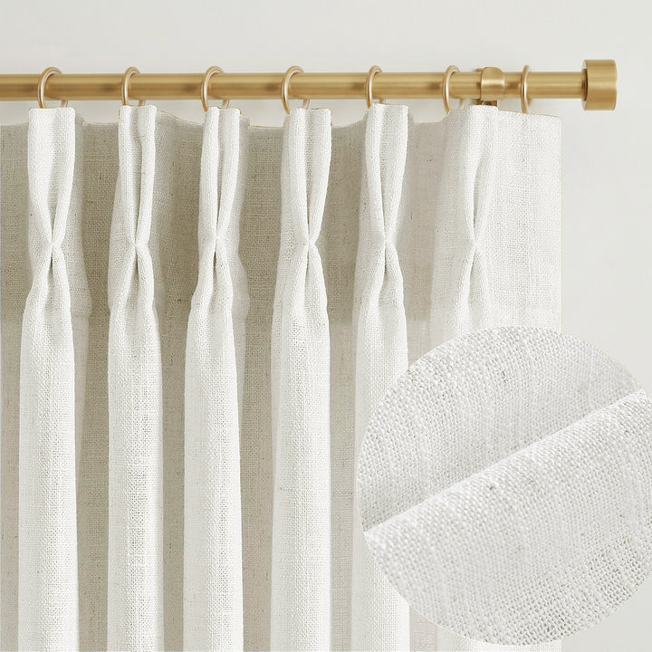 Lia Linen Drape Pleated