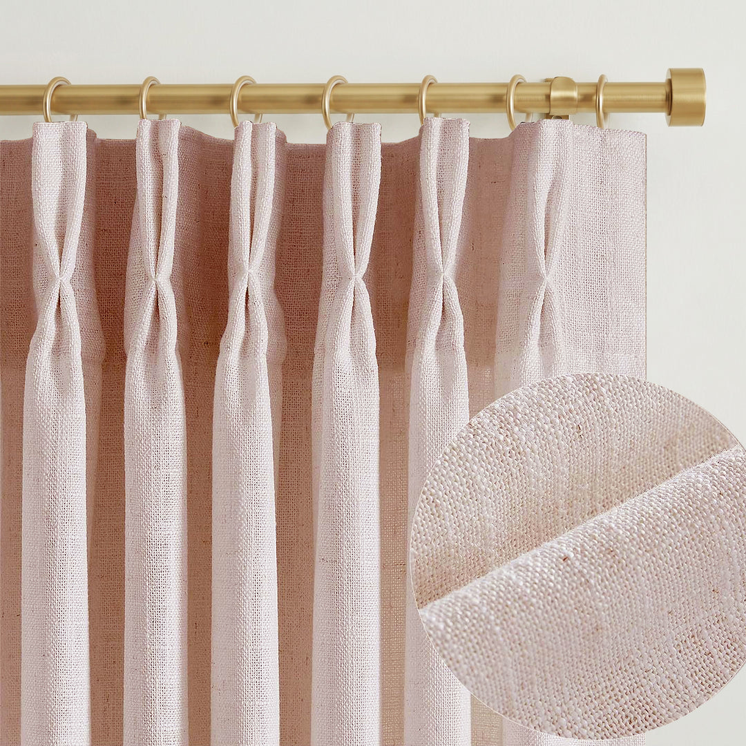 Lia Linen Drape Pleated