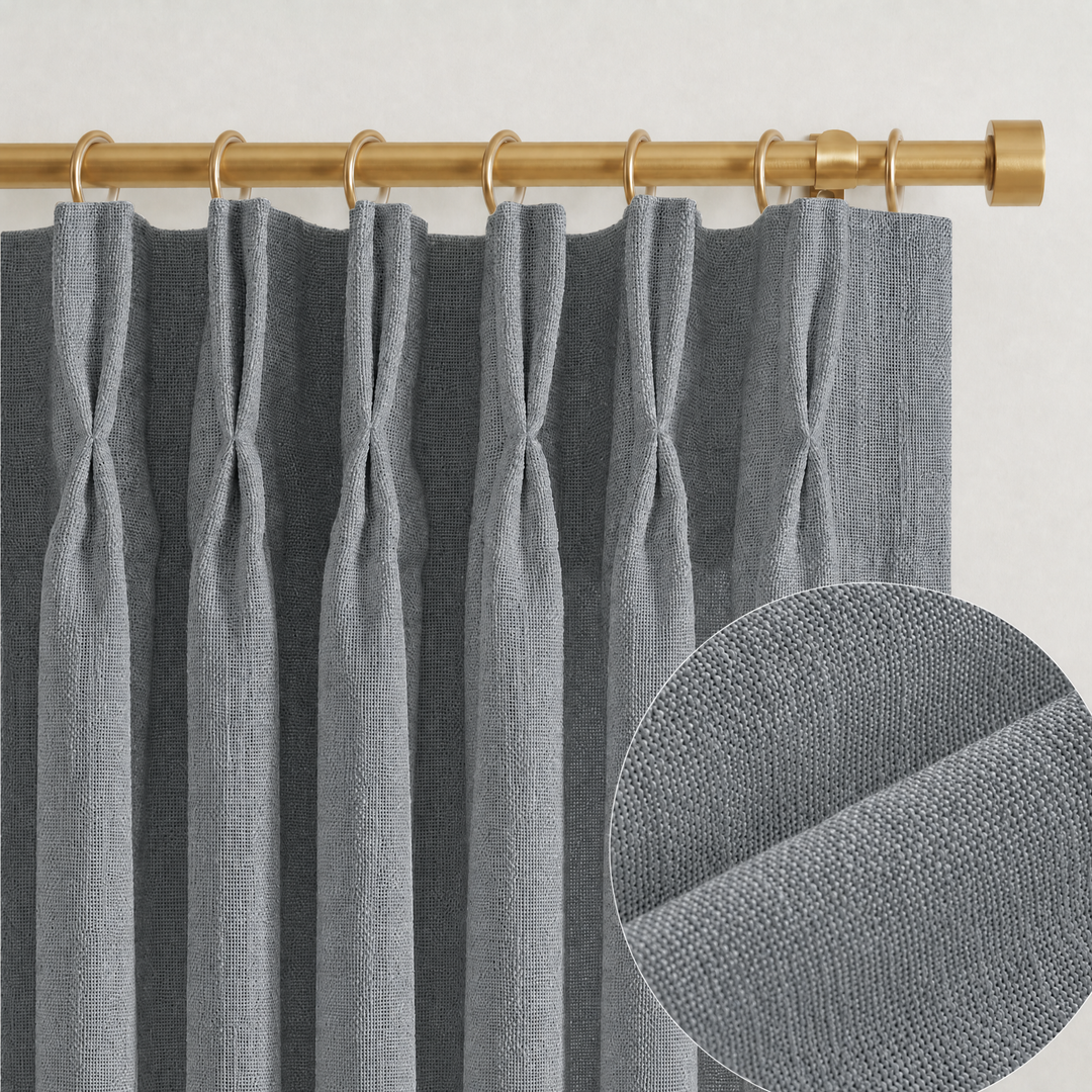 Lia Linen Drape Pleated