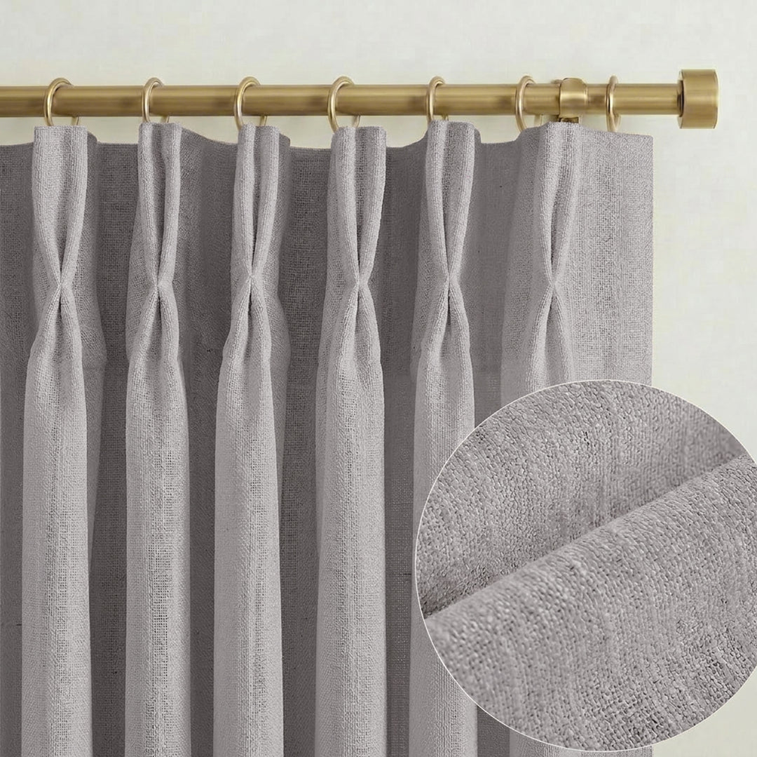 Lia Linen Drape Pleated