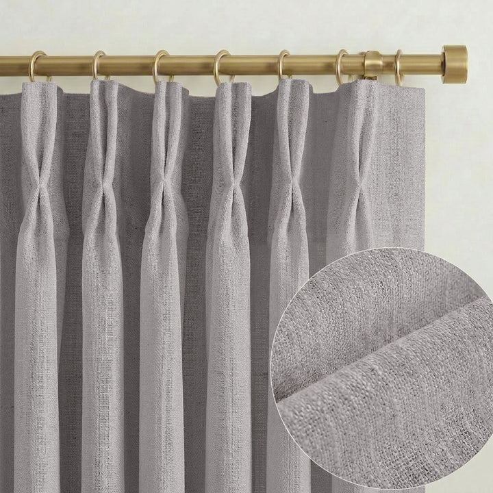 Lia Linen Drape Pleated