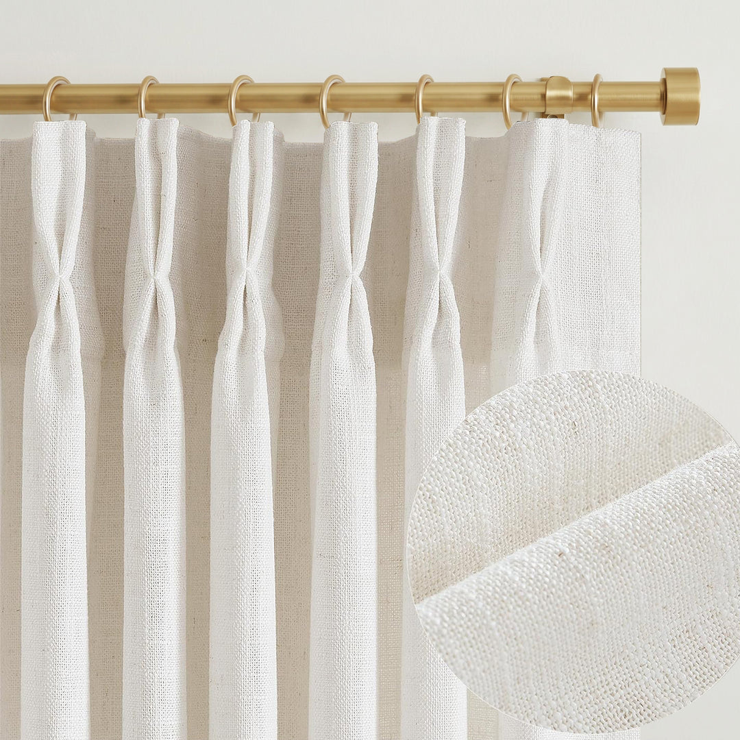 Lia Linen Drape Pleated