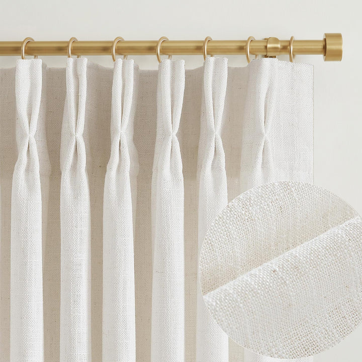 Lia Linen Drape Pleated