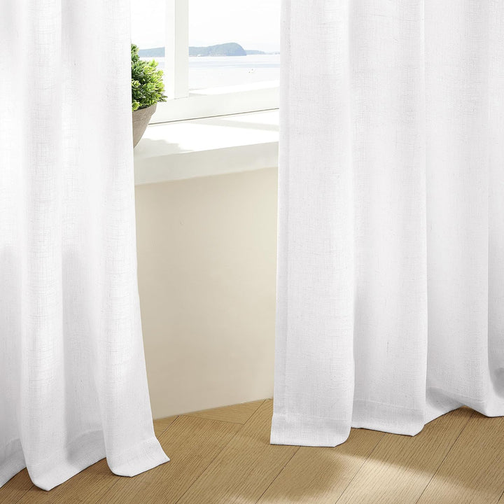 Lia Linen Drape Pleated