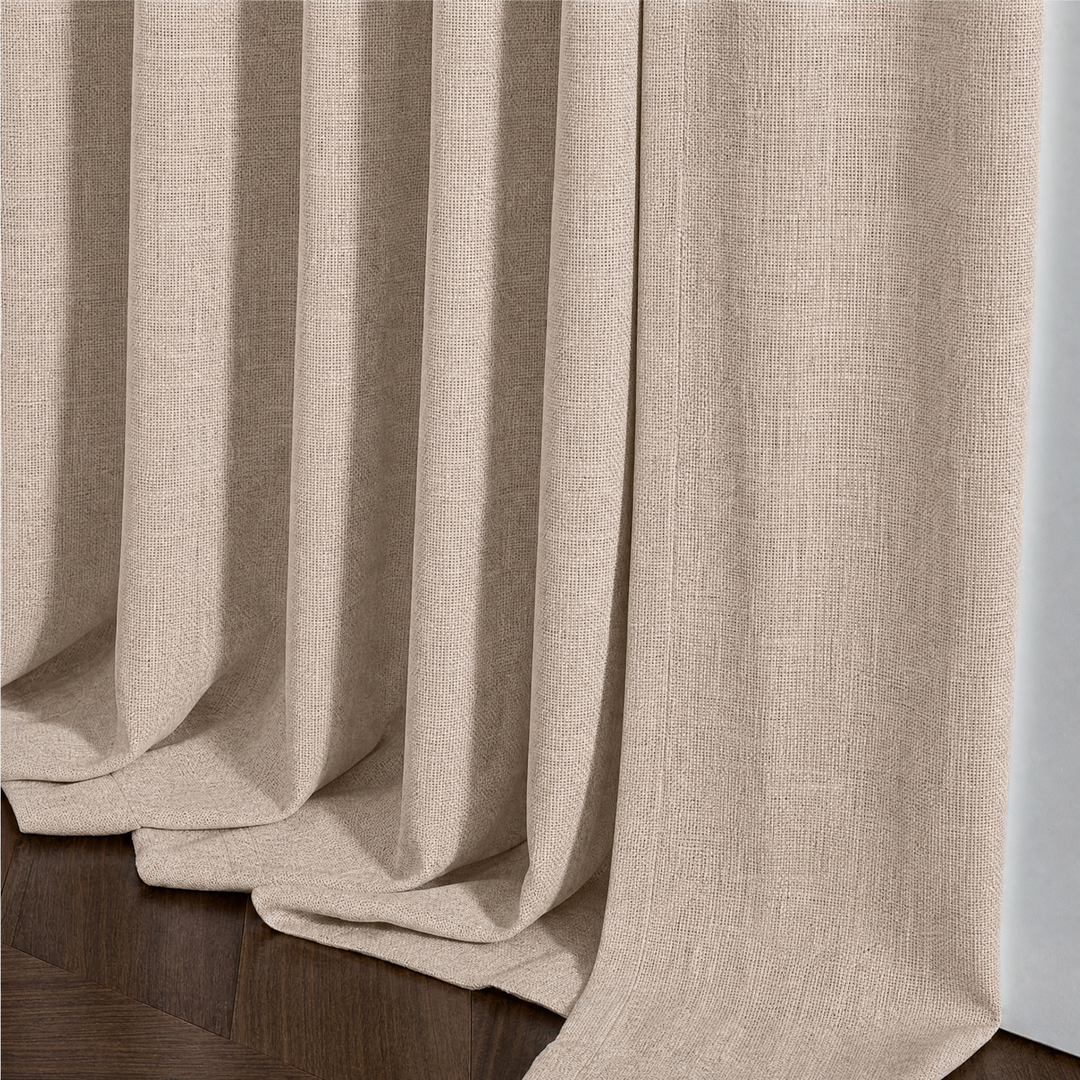 Lia Linen Drape Pleated