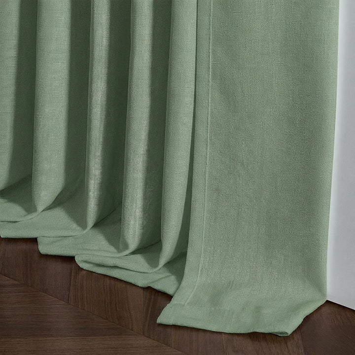 Lia Linen Drape Pleated