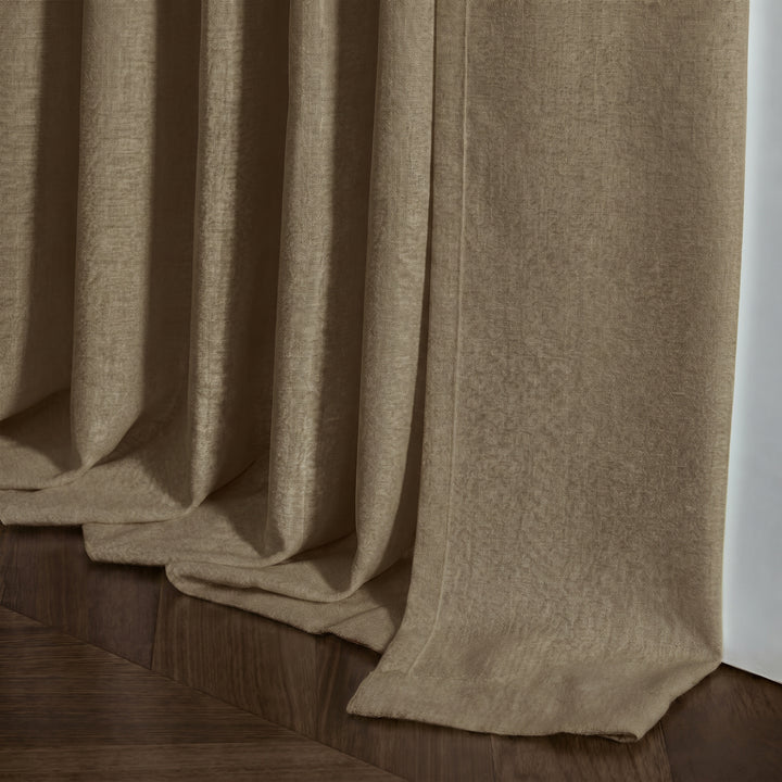 Lia Linen Drape Pleated