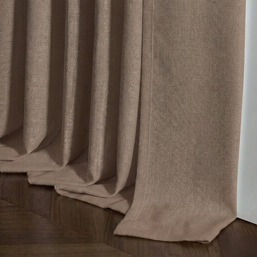 Lia Linen Drape Pleated