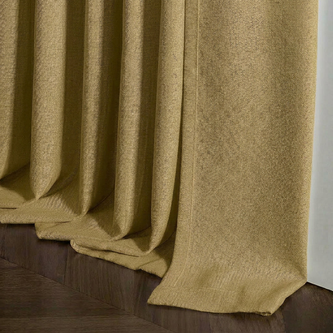 Lia Linen Drape Pleated