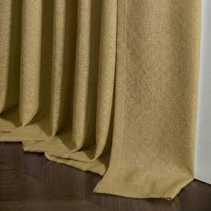 Lia Linen Drape Pleated