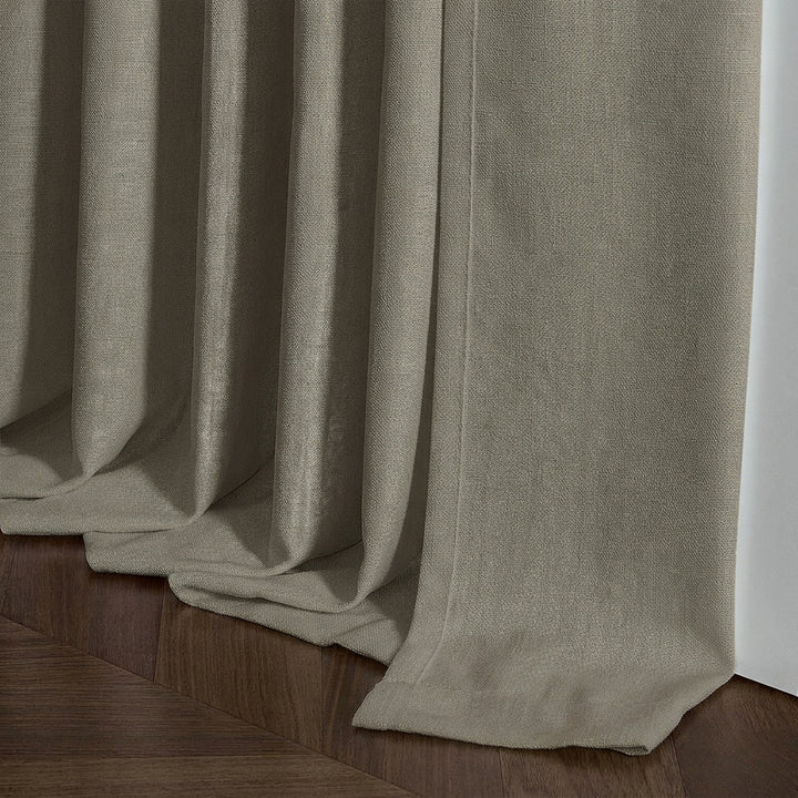 Lia Linen Drape Pleated
