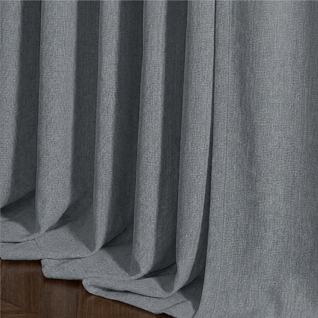 Lia Linen Drape Pleated