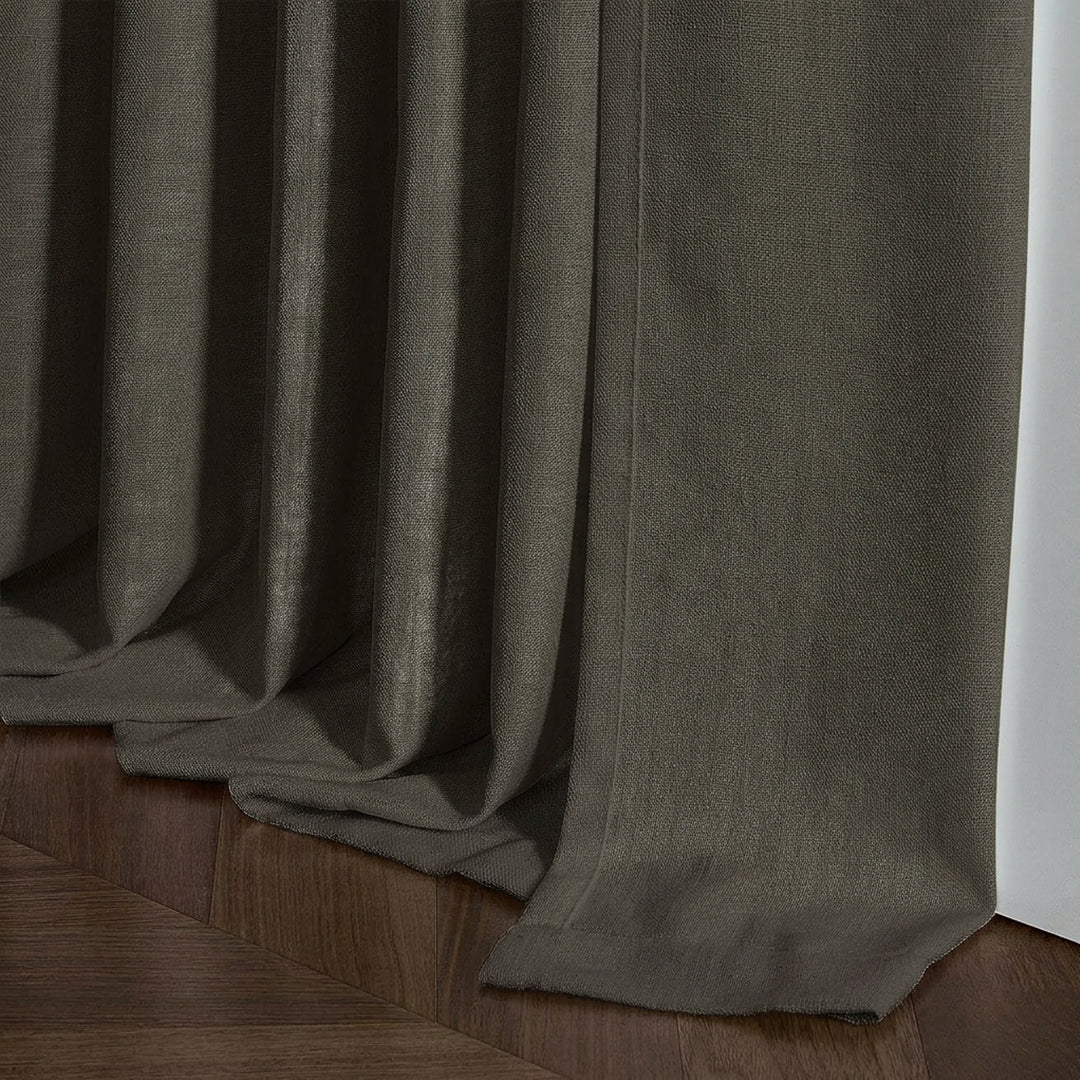 Lia Linen Drape Pleated