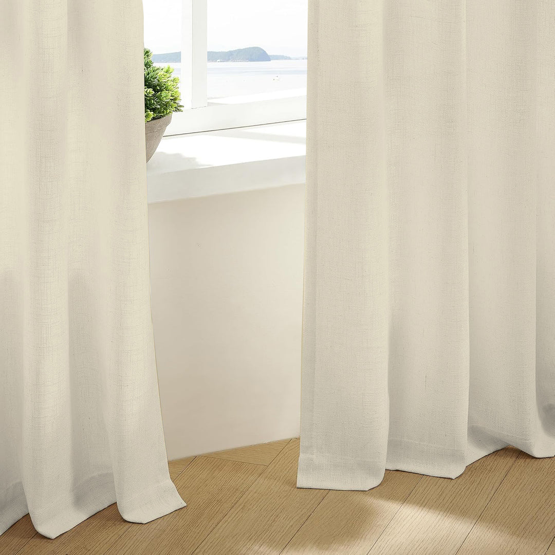 Lia Linen Drape Pleated