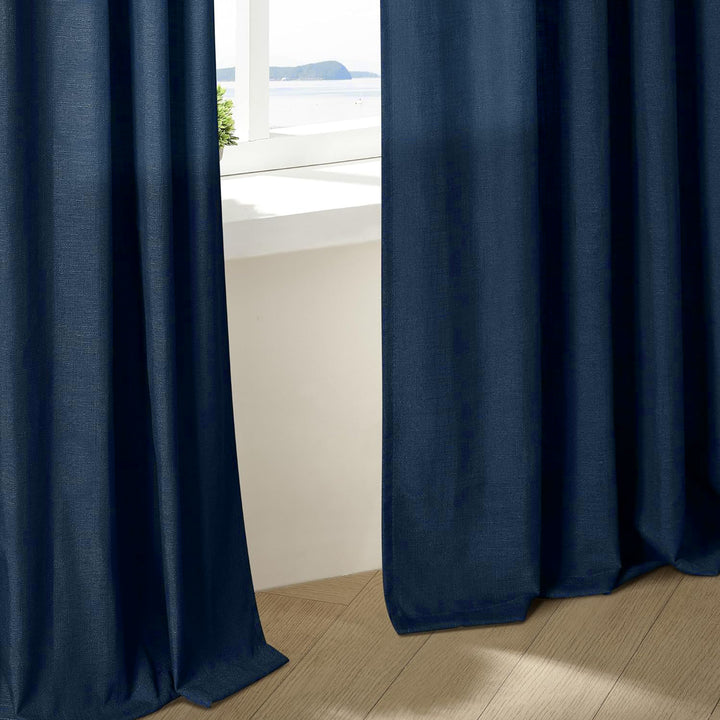 Lia Linen Drape Pleated