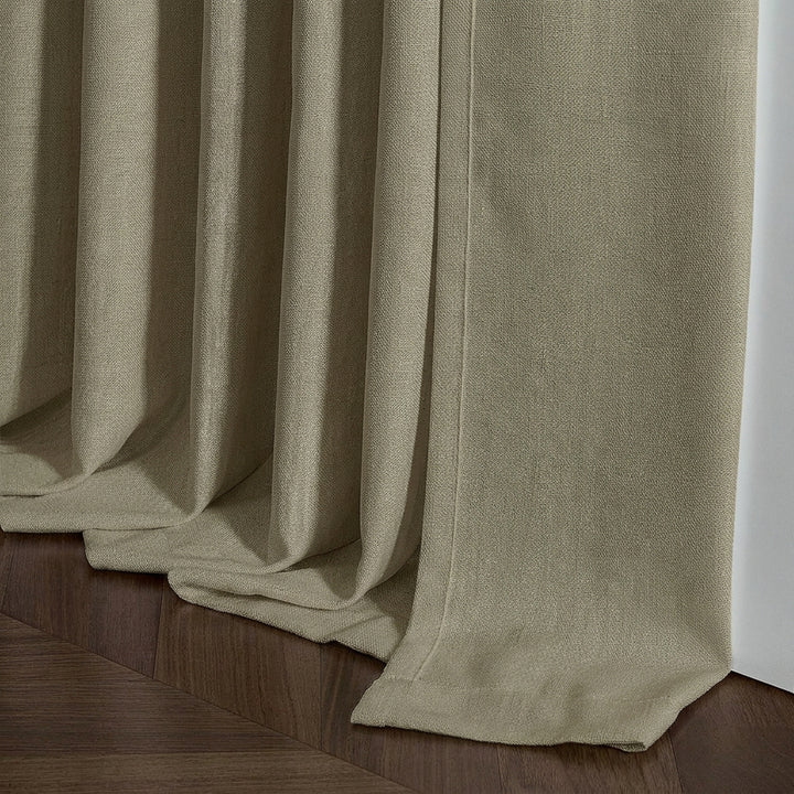 Lia Linen Drape Pleated
