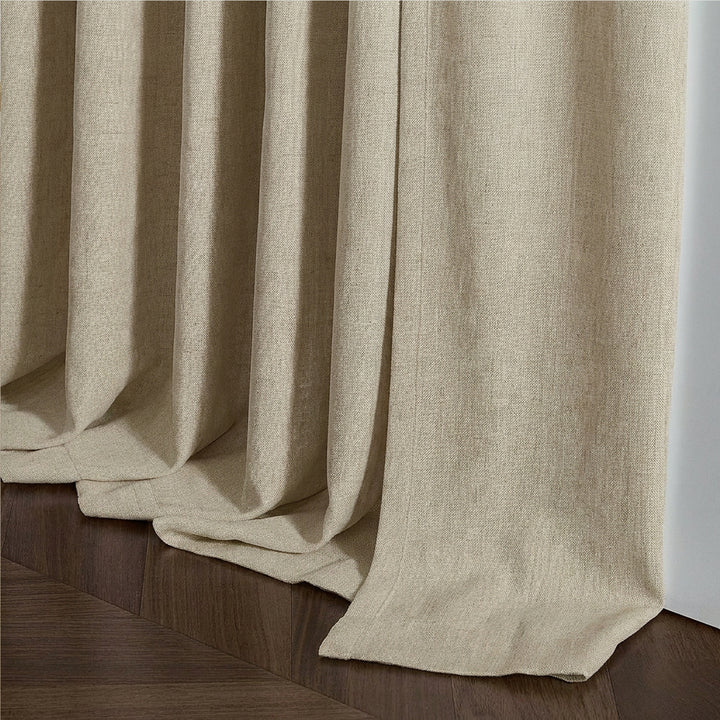 Lia Linen Drape Pleated