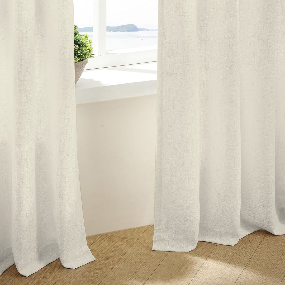 Lia Linen Drape Pleated