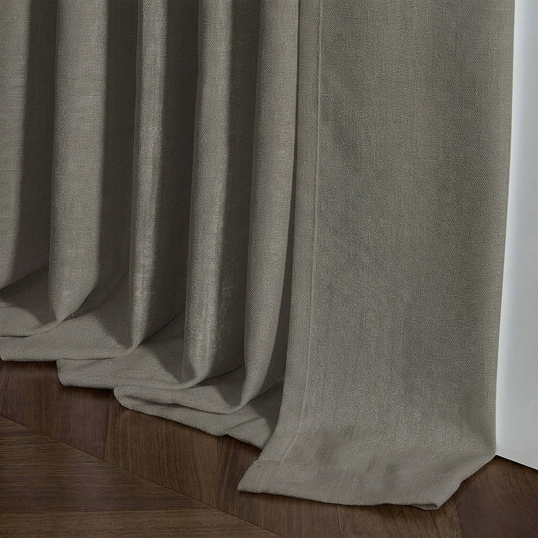 Lia Linen Drape Pleated
