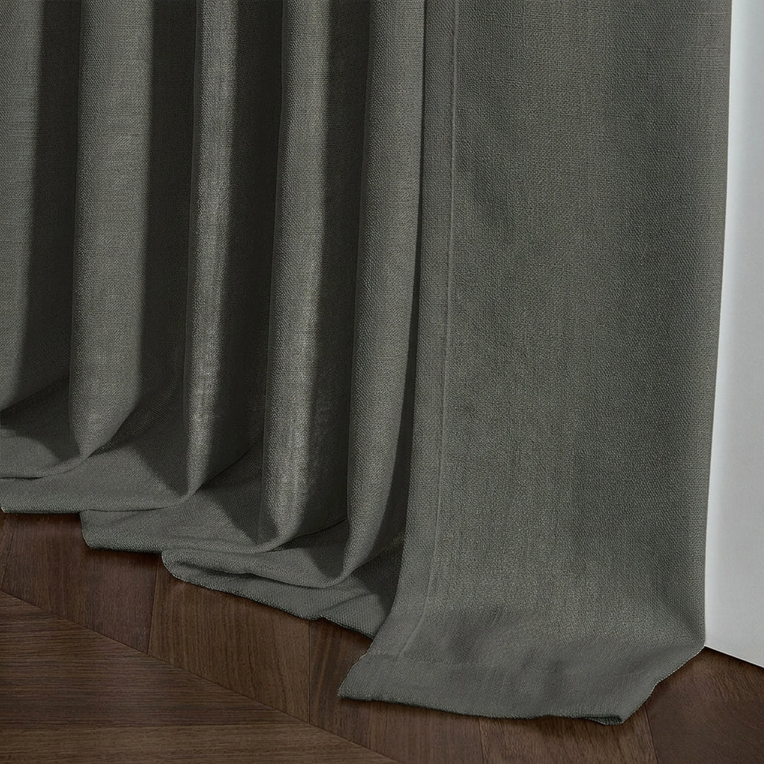 Lia Linen Drape Pleated
