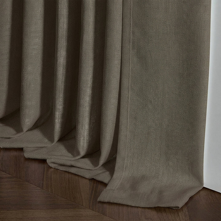 Lia Linen Drape Pleated