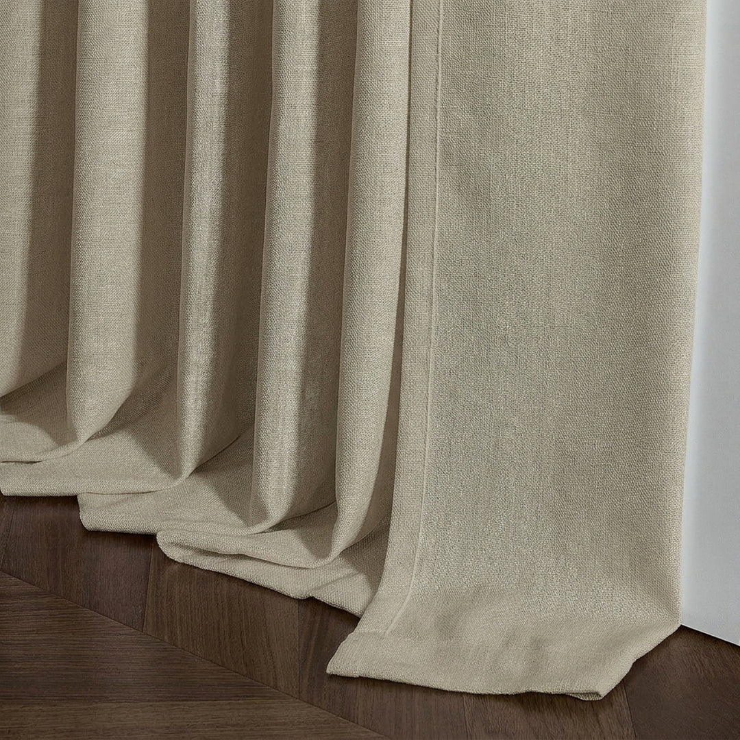 Lia Linen Drape Pleated