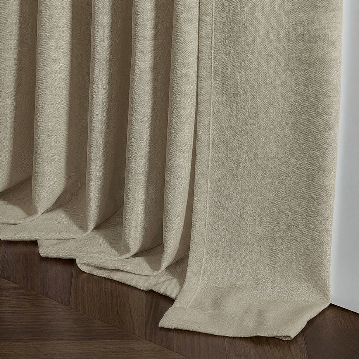Lia Linen Drape Pleated