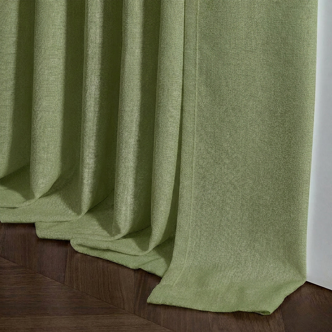 Lia Linen Drape Pleated