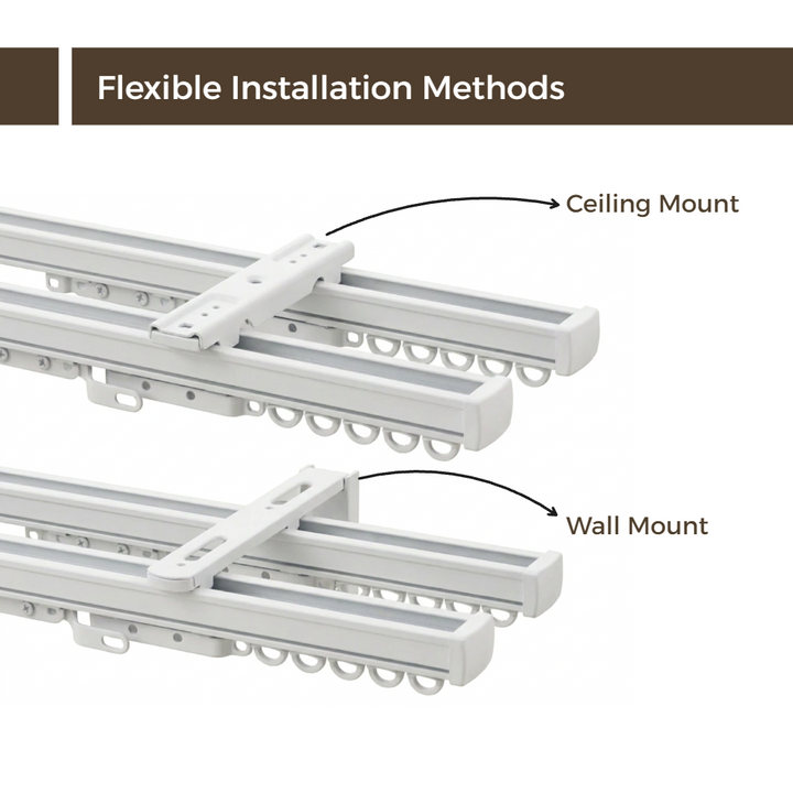 Miro Double Curtain Track