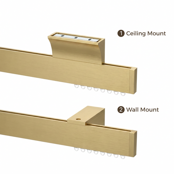 Halen Single Curtain Track