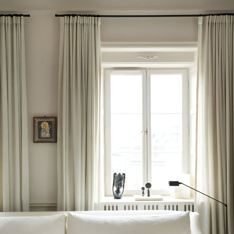 Selene Linen Drape Pleated