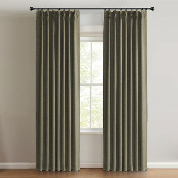 Selene Linen Drape Pleated