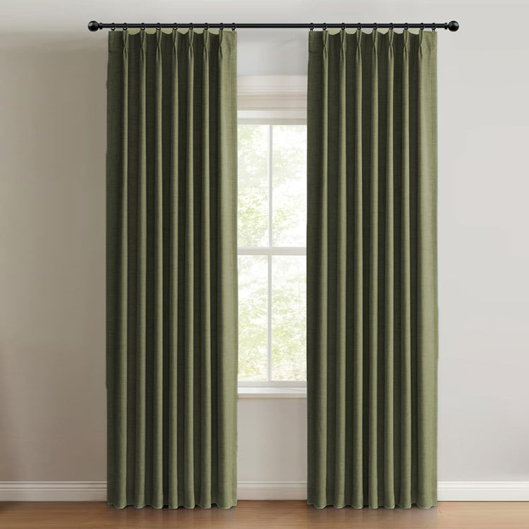 Selene Linen Drape Pleated